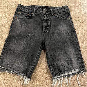 American Eagle Black Jean Shorts